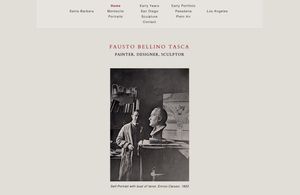 Fausto Bellino Tasca website screenshot