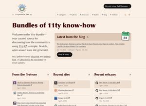 The 11ty Bundle website screenshot