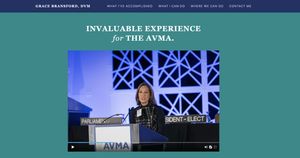 The Grace Bransford for AVMA website screenshot