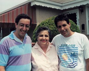 With Mom at our Thurlow Avenue home, Margate, NJ, God only knows when, because I sure don't