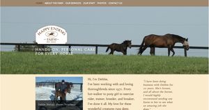 Happy Ending Farm website screenshot